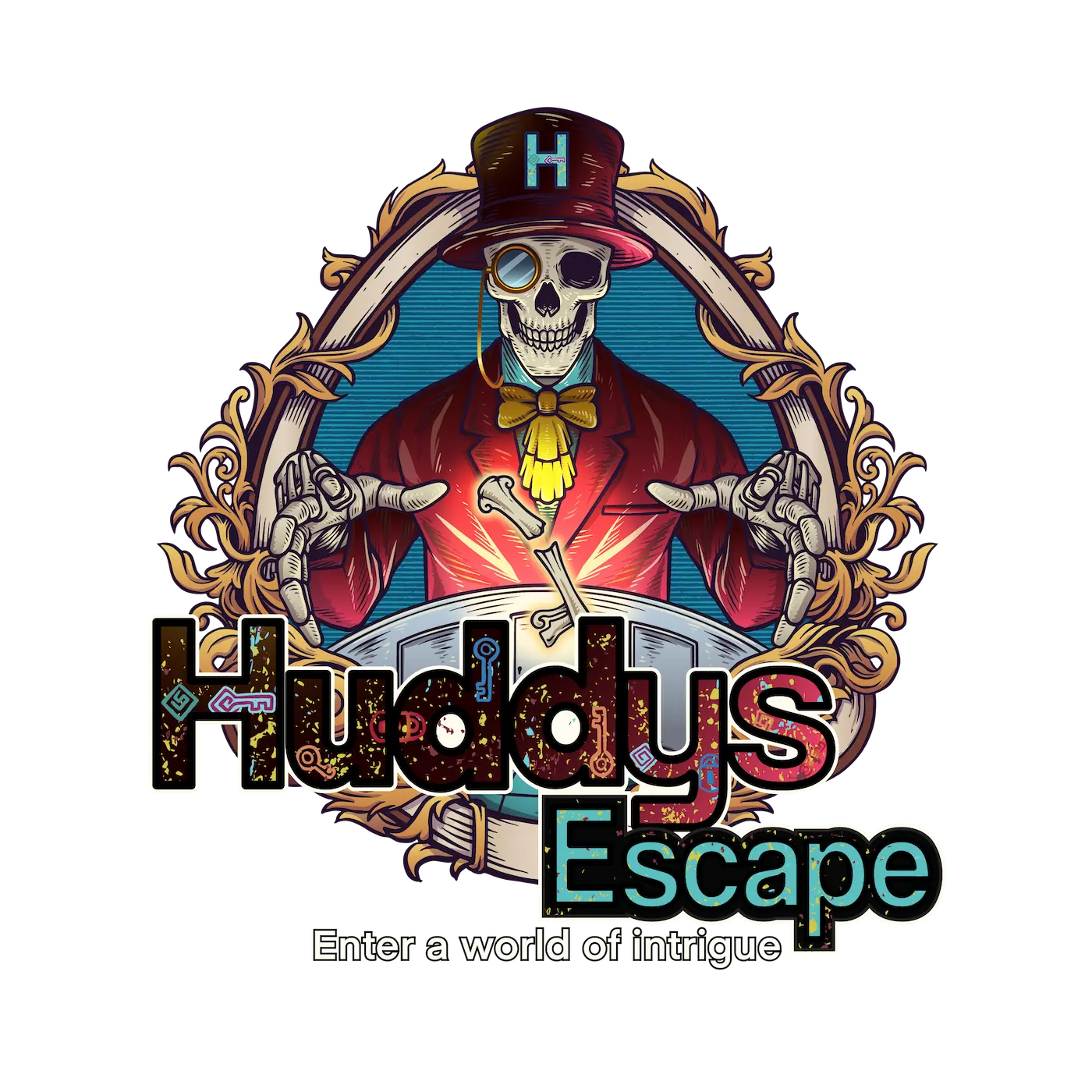 Award-winning escape rooms in Ocala and Gainesville Florida – Huddys Escape logo