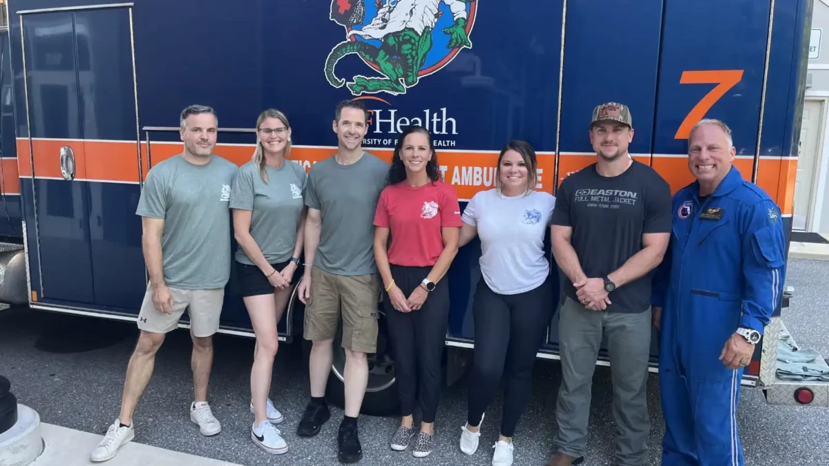 Shandscair Flight Team - after competing in the escape room challenge